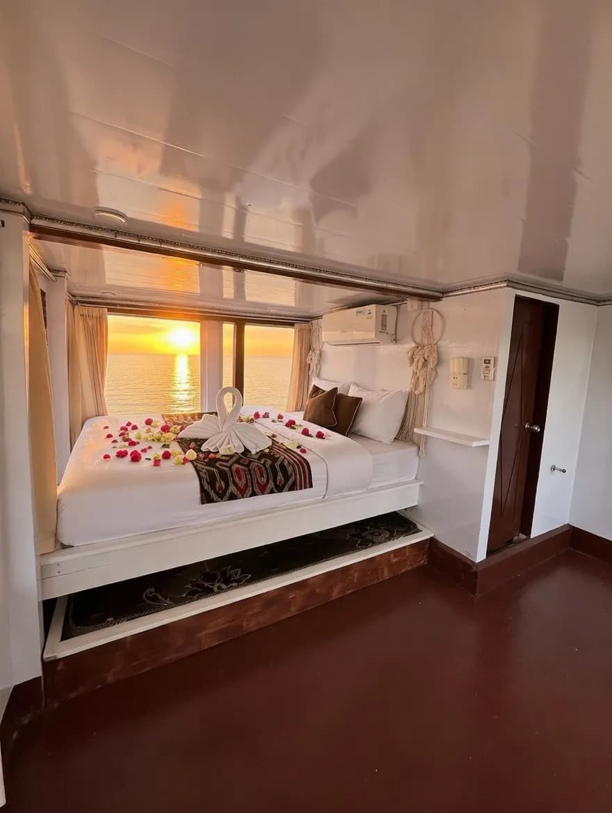 Malang Cabin - Komodo Labuan Bajo Phinisi Boat Cabin
