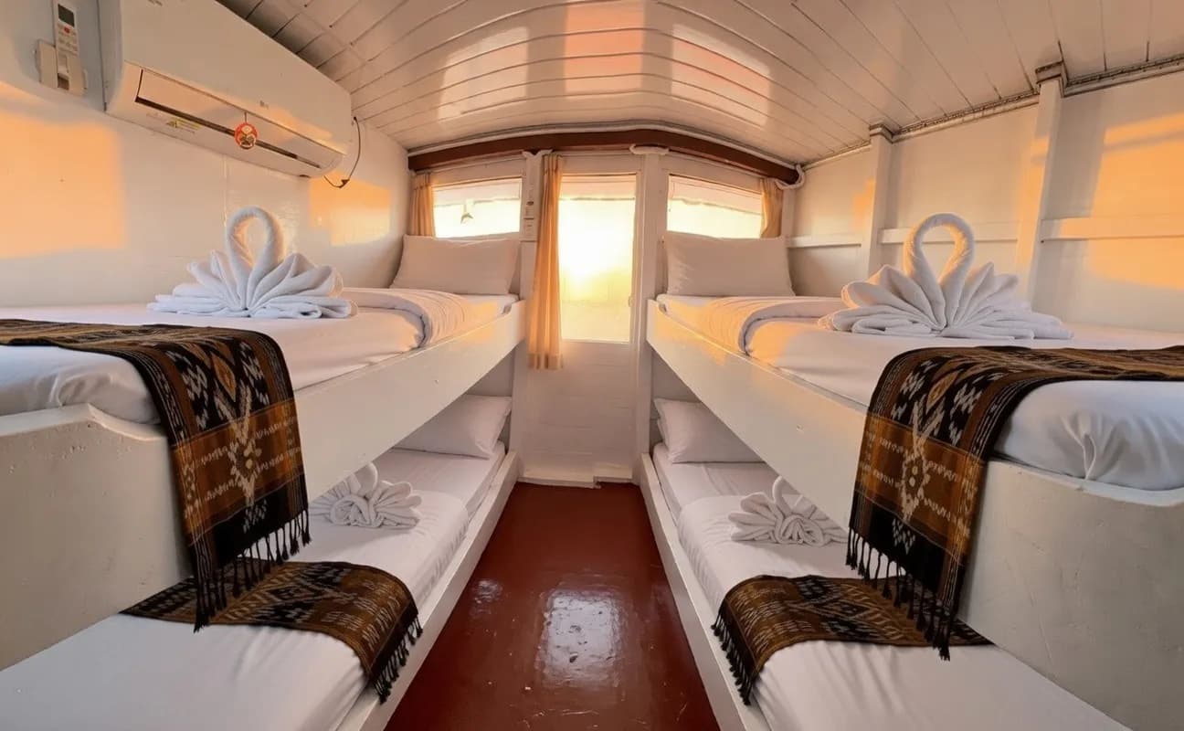 Gresik Cabin - Komodo Labuan Bajo Phinisi Boat Cabin