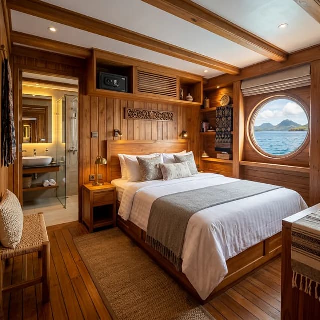 Nakula/Sadewa Cabin - Komodo Labuan Bajo Phinisi Boat Cabin
