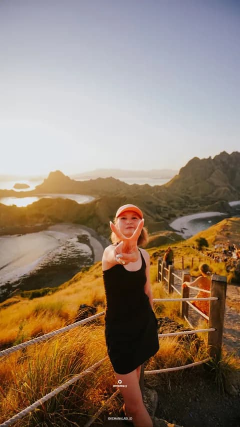 Sunset over Padar Island, Komodo National Park