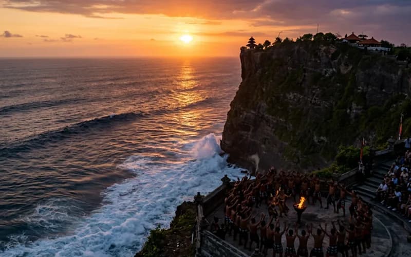 Uluwatu Sunset & Kecak Dance - Komodo Labuan Bajo Phinisi Boat Tour Package
