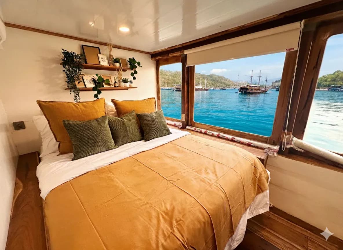 Marula Cabin - Komodo Labuan Bajo Phinisi Boat Cabin