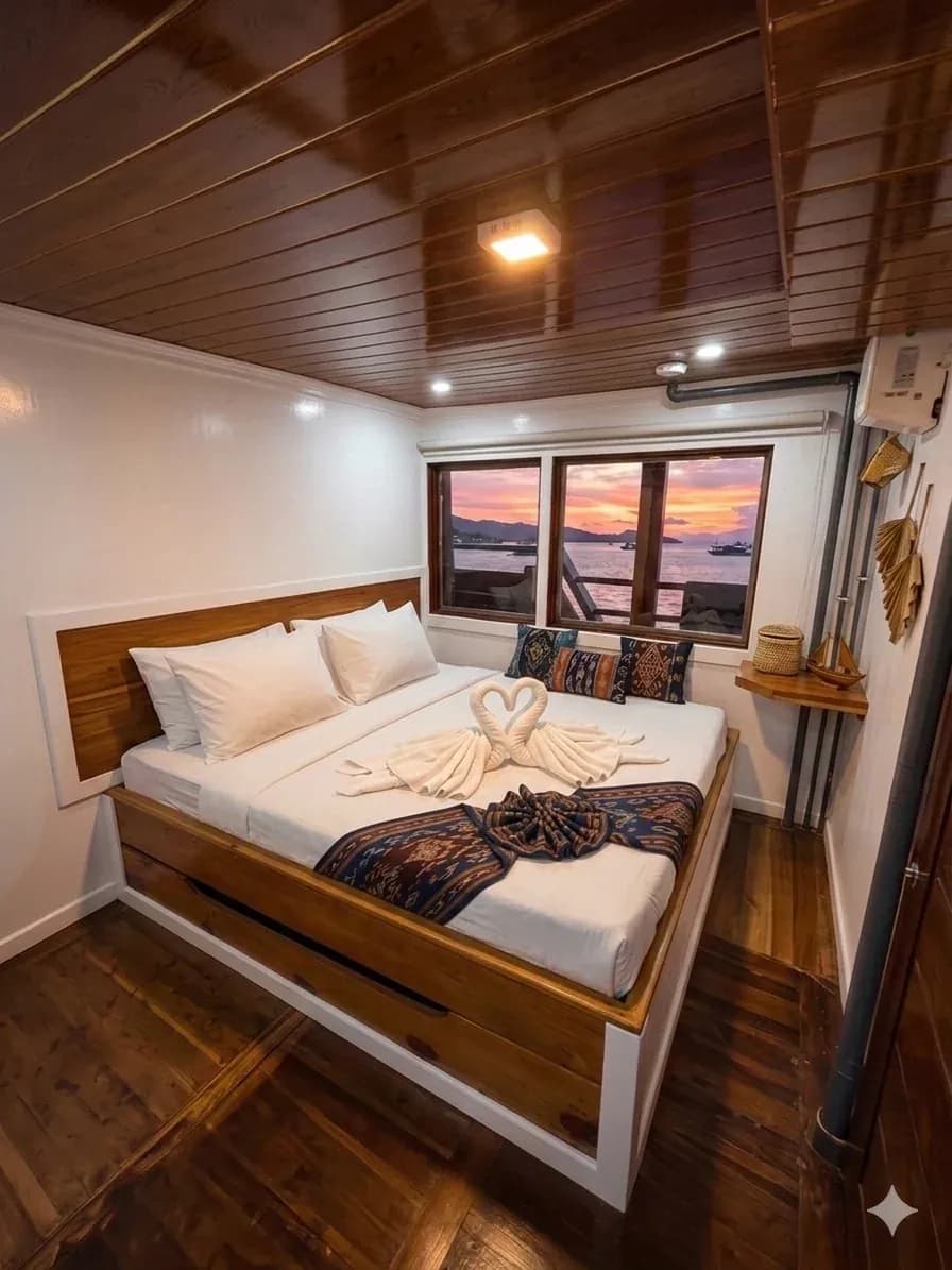 Maluku Cabin - Komodo Labuan Bajo Phinisi Boat Cabin