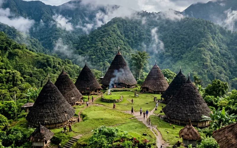 Wae Rebo Tour 2D1N - Komodo Labuan Bajo Phinisi Boat Tour Package