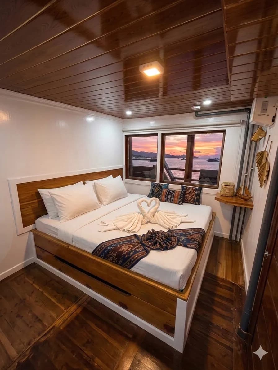 Maluku Cabin - Komodo Labuan Bajo Phinisi Boat Cabin